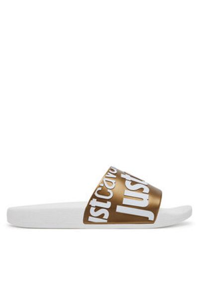 Just Cavalli Flip-flops aurii pentru femei JUST CAVALLI-78RA3SZ1 ZS785 QA9 003+929