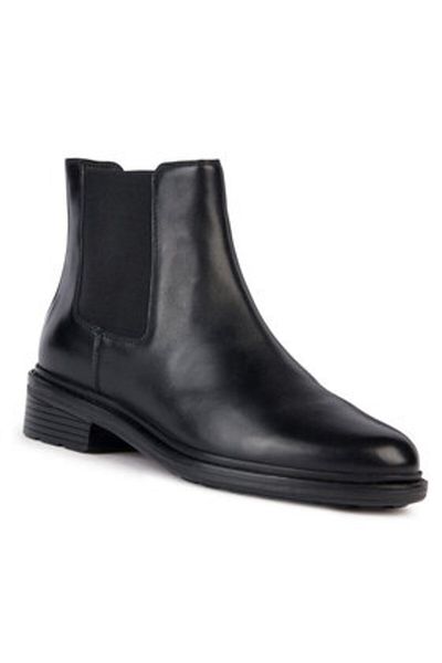 Geox Ghete Chelsea negre pentru femei GEOX-D WALK PLEASURE D36TGE 00043 C9999