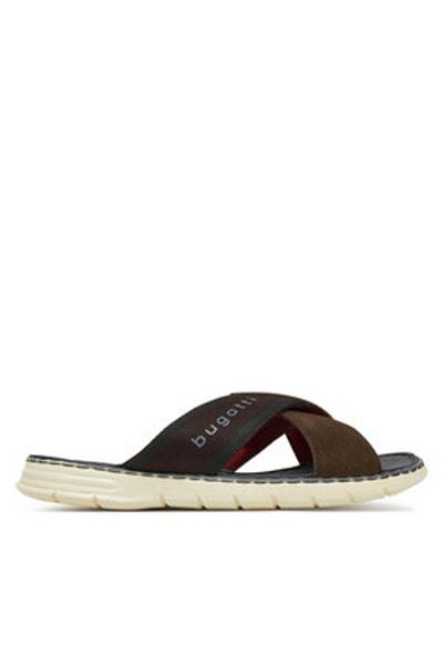 BUGATTI Men's Flip-flops gray BUGATTI-315-A3286-1469-1111 DARKGREY/DARKGREY