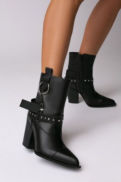 Vanilla Days Elektra high heel pumps, black genuine leather