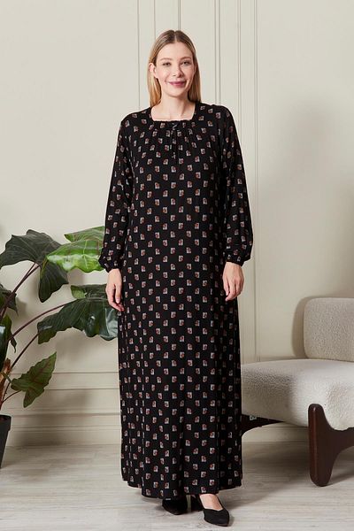 Ferace Women's Plus Size Square Neck Dress