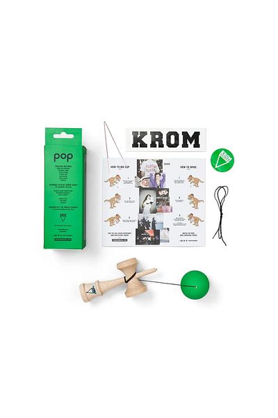 KROM Kendama Krom Pop Rubber Verde închis