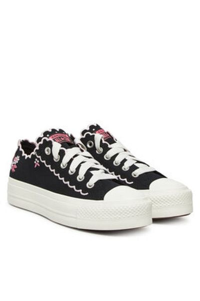 converse Teniși negri pentru femei CONVERSE-A13529C 001 NEGRU/ALB VINTAGE
