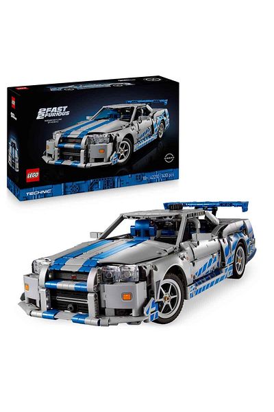 LEGO Technic Faster More Furious Nissan Skyline Gt-R (R34) Car 42210 - for Adults Ya