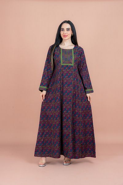 IKKXA Modern Embroidered Jalabiya