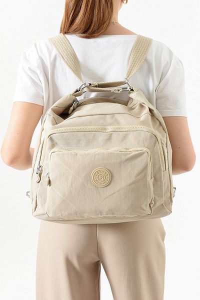 Just Polo Unisex Sleeve and Backpack Double Compartment Waterproof Quality Cotton Column