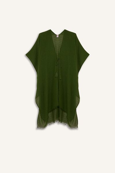 DeFacto Regular Fit Cotton Kimono-Fall in Love Z0696Az25Sp