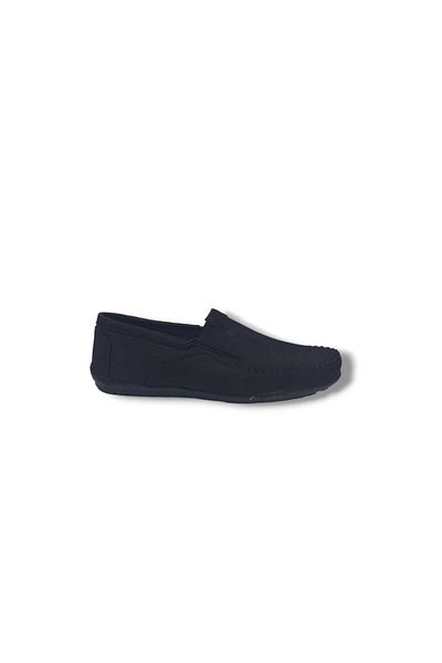Zerhan Modesa 265 Men's Black Nubuck Leather Loafer Shoes