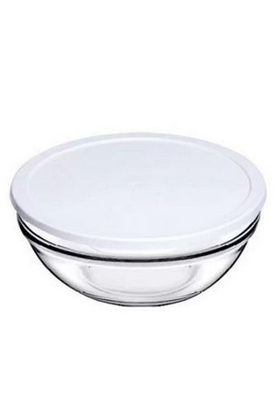Paşabahçe 53583 White Lid Storage Container 2500 Cc 24 cm