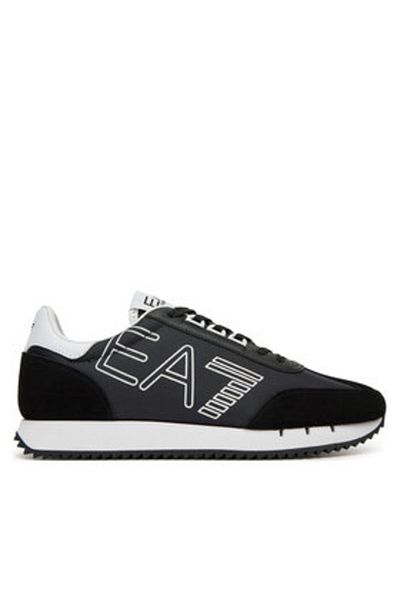 EA7 Emporio Armani Teniși bărbați negri EA7 EMPORIO ARMANI-X8X101 XK257 U448 BLK+WHITE+BLK EAGLE