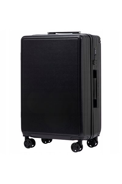 World Of Wings Wings BUNTING Medium Black ABS+ Travel Suitcase