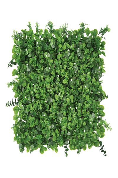 SERENE Durable and Realistic Looking Jade Leaf Mixed Artificial Hedge