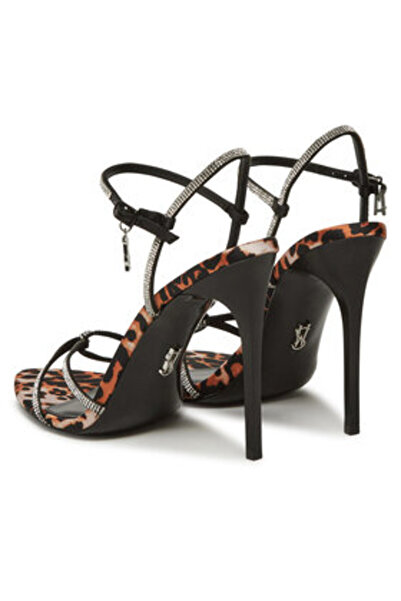 Steve Madden Women's Sandals brown STEVE MADDEN-SM11003660 732 LEOP SATIN