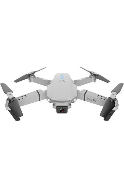 iUni E88 Pro Drone, 4k, Wifi, 2 Cameras, Foldable Arms, Live Streaming On Phone, Gray