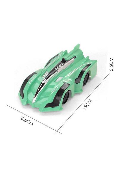 COOYA Wall Climbing Racing Car With LED Light 8.5 x 15 x 5.5cmUSB Charging Remote Control