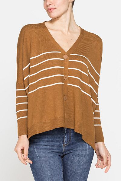 Carrera Jeans "V" NECK CARDIGAN IN BLEND VISCOSE YARN