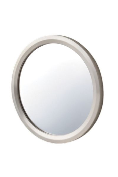 3M Command Fog Resistant Easy Installation Bath Mirror Satin Nickel