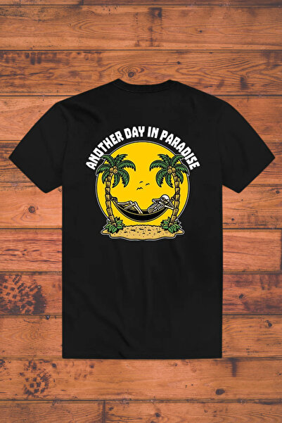 donamod Tricou oversize cu imprimeu "Another Day in Paradise"
