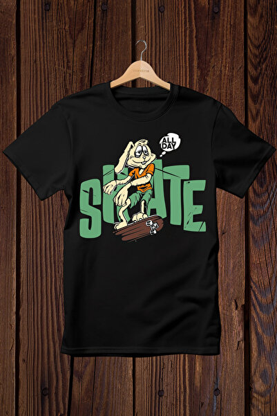 donamod Tricou oversize cu imprimeu Skate All Day