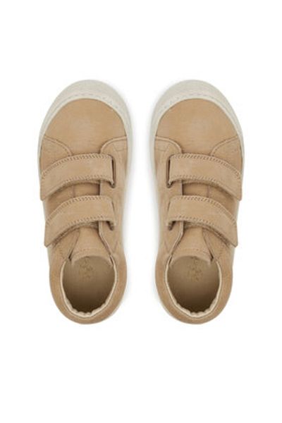 Naturino Teniși bej pentru băieți NATURINO-2012904 MO COCOON VL NABUK SOFT SAND S