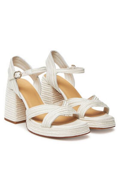 Castaner Espadrile de damă albe CASTANER-023116-200 ALB