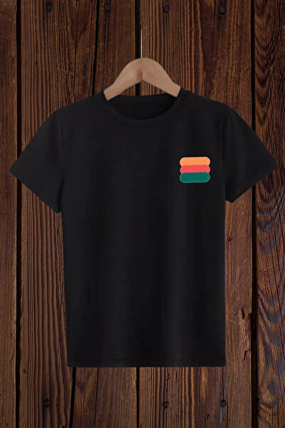 donamod Tricou pentru copii, fete și băieți, cu dungi colorate