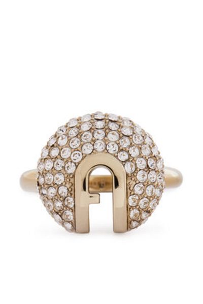 FURLA Inel de damă din aur FURLA-WJ00256 K21000 1951S COLOR ORO+COLOR CRYSTAL