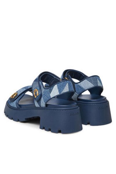 Coach Sandale damă albastre COACH-CAR59 DEI DENIM MULTI.