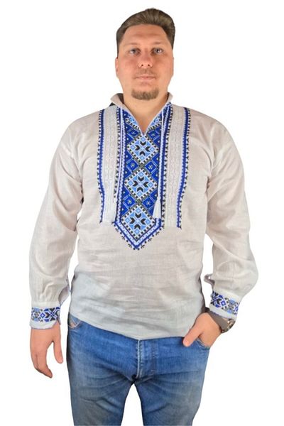 rody's forever Men's sweatshirt BB24 white/blue, size 3XL
