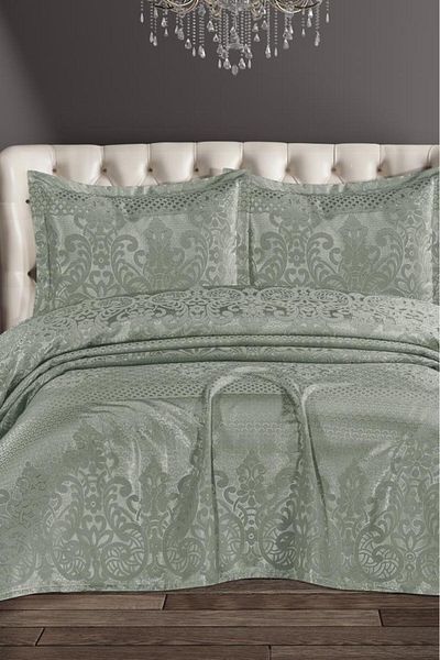 Çeyiz Diyarı Royal Chenille Double Bedspread 240X260 cm Mint