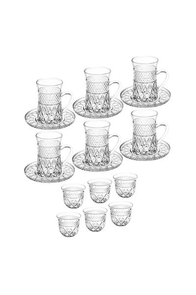 Dania Danya 18-Piece Glass Tea Set