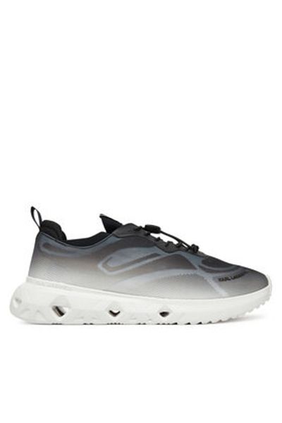 Karl Lagerfeld Men's Sneakers black KARL LAGERFELD-KL54623 K01 BLACK KNIT TEXTILE W/WHITE