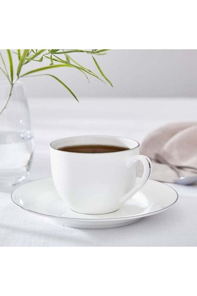 BRANDANI Serendipity Platinum tea cup with saucer