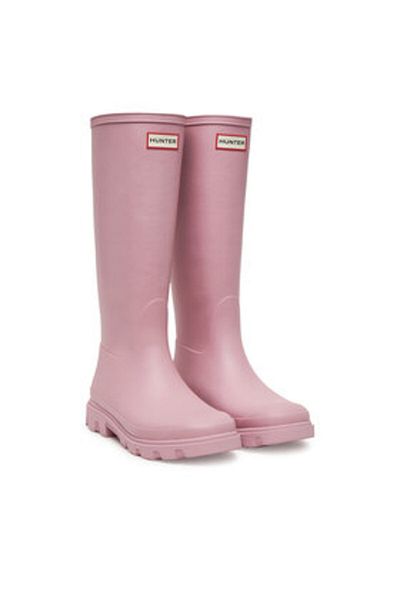 Hunter Cizme Wellington roz pentru femei HUNTER-HFRW0001251 PINK NECTAR