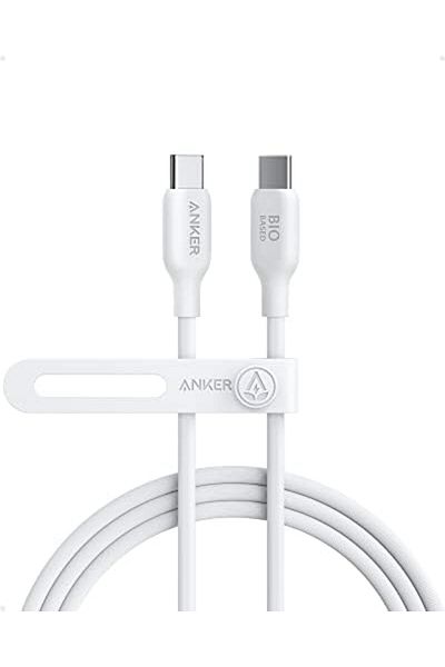 Anker USB Type-C Cable, 100W, 1.8m, Bio-based Material, White Aurora 543