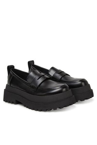 Buffalo Mocasini buffalo pentru femei negri BUFFALO-1624086 BLK BLACK