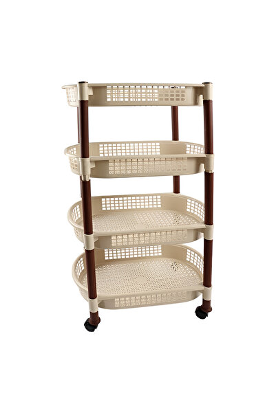 rexa Kitchen Living Room Shelf Plastic Sandwich Storage 4 Rack