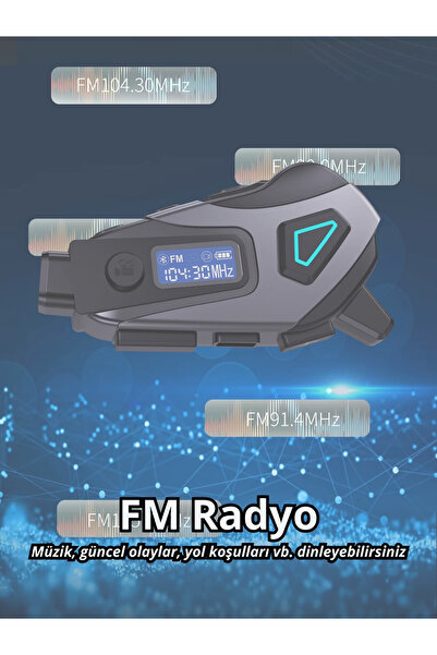 howear K10 DVR Kameralı İntercom Bluetooth Motosiklet Kask Kulaklığı Kameralı İntercom Kulaklık