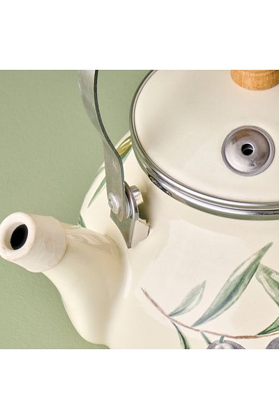 Bella Maison Olive Enamel Teapot (2 Lt)