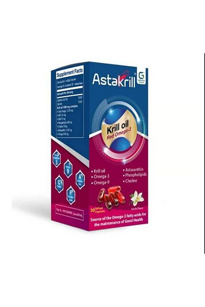California Greens ASTAKRILL RED OMEGA 3 -30 CAPSULES