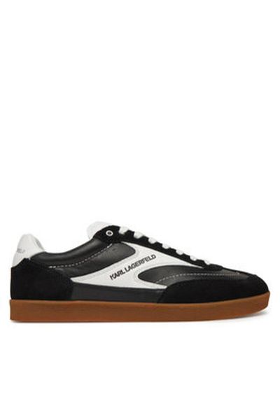Karl Lagerfeld Men's Sneakers black KARL LAGERFELD-KL53855 301 BLACK LTHR & SUEDE /WHITE