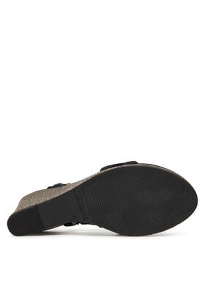 Tamaris Women's Espadrilles black TAMARIS-1-28323-44 001 BLACK