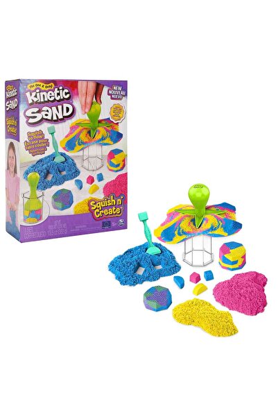 Kinetic Sand مجموعة رمل اللعب الملونة