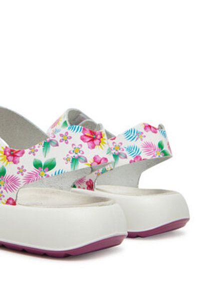 Primigi Sandale pentru fete albe PRIMIGI-7898877 D B.CO-FUCSIA