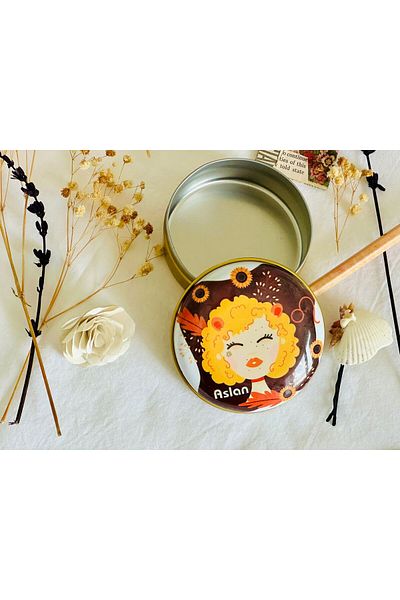 J&M jaco&Me Leo 2 # Patterned Metal Box # Soap Box # Keychain Box # Candle Box # Small Jewelry Box