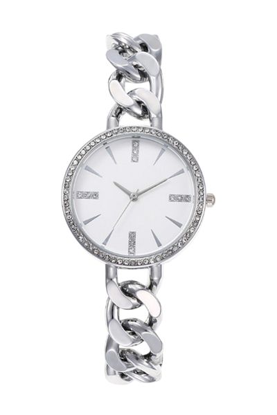 MACON Ladies Elegant Fashion Quartz Wristwatch - Silver