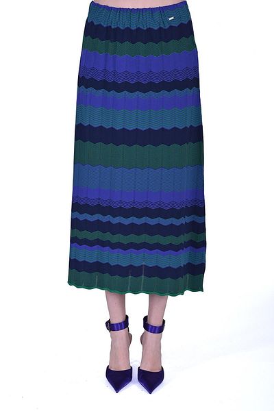 Invee Zigzag Knitwear Skirt