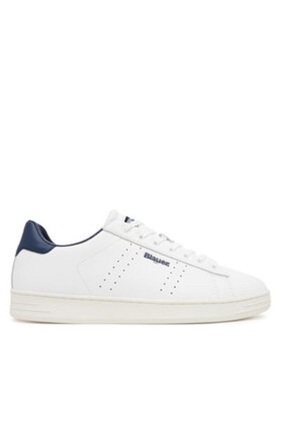 BLAUER Men's Sneakers white BLAUER-S5GRANT01/LEA WHI/NVY WHITE/NAVY