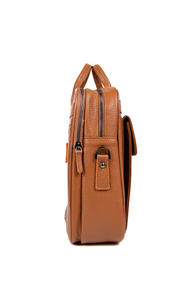 deridense Genuine Leather Briefcase with Laptop Compartment 16" & 17"