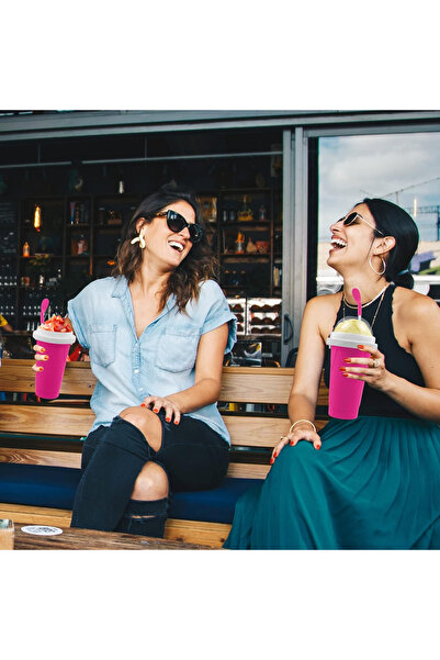 Denx Portable Magical Silica Squeeze Cup for making milkshakes, ice cream and smoothies DX2542